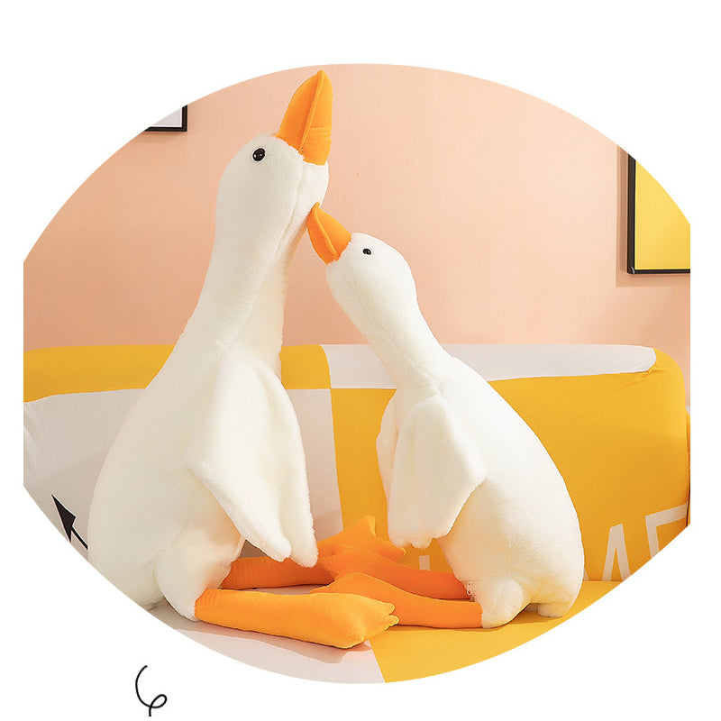 Large Jumbo White Goose Plush Toy 130cm 160cm 180cm Long