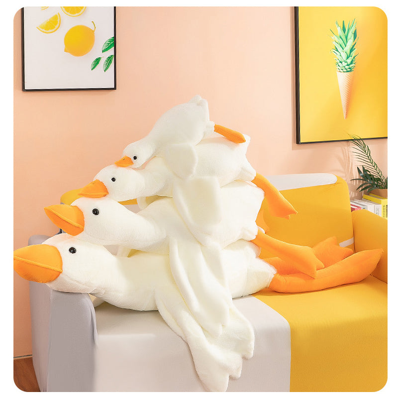 Large Jumbo White Goose Plush Toy 130cm 160cm 180cm Long