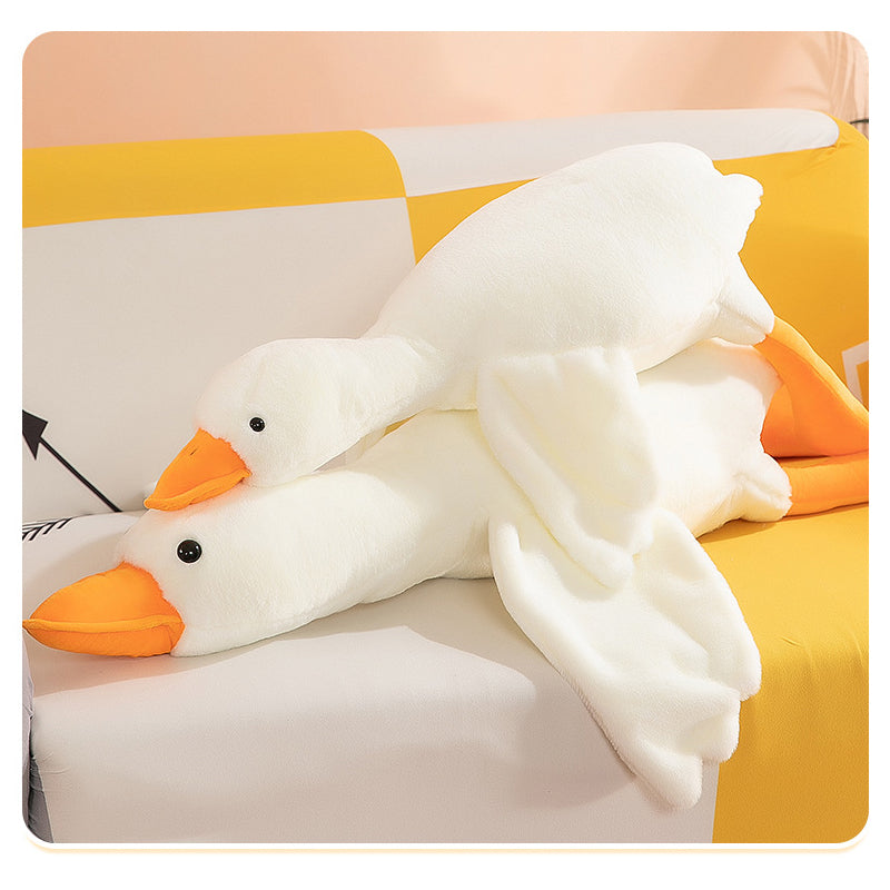 Large Jumbo White Goose Plush Toy 130cm 160cm 180cm Long