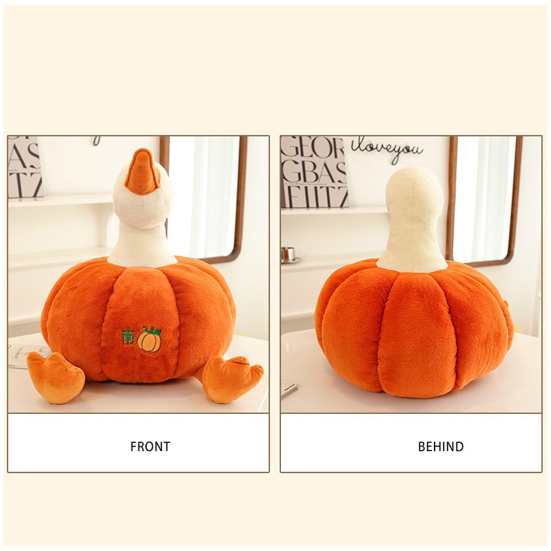 Super Cute Soft Fleece Halloween Pumpkin Duck Plush Toy 50cm/70cm/100cm