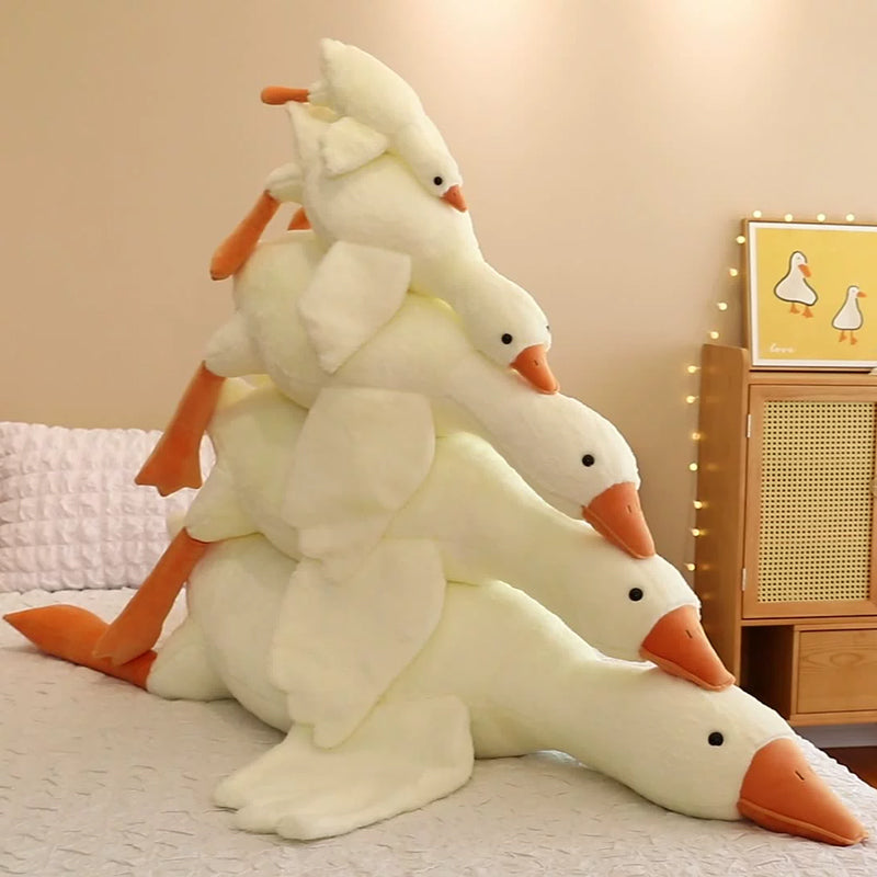 Large Jumbo White Goose Plush Toy 130cm 160cm 180cm Long