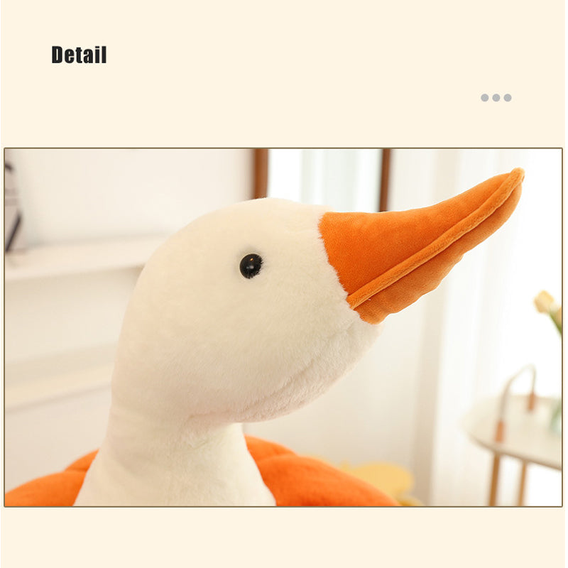 Super Cute Soft Fleece Halloween Pumpkin Duck Plush Toy 50cm/70cm/100cm