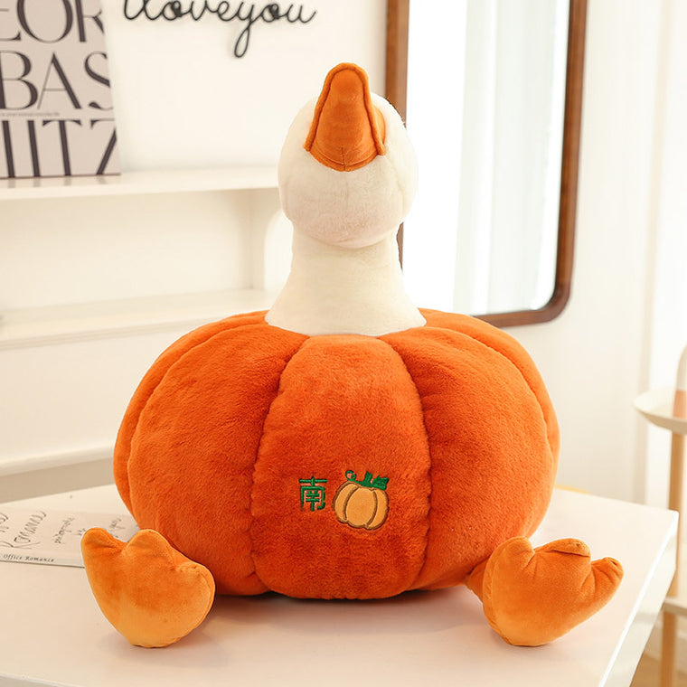 Super Cute Soft Fleece Halloween Pumpkin Duck Plush Toy 50cm/70cm/100cm