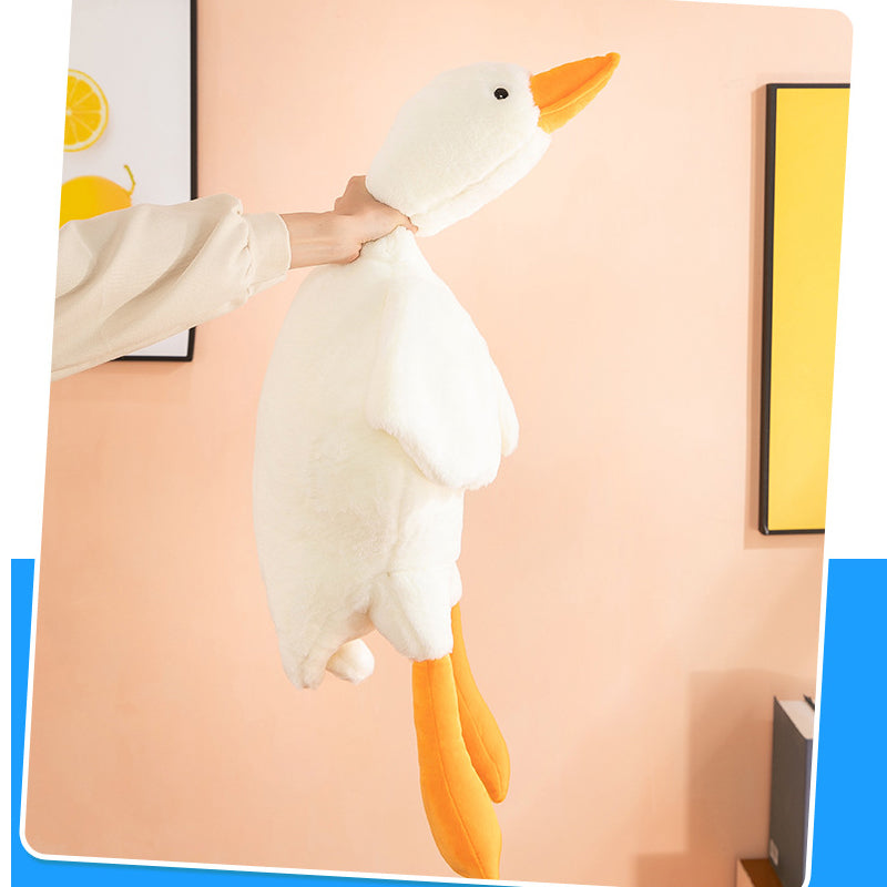 Large Jumbo White Goose Plush Toy 130cm 160cm 180cm Long