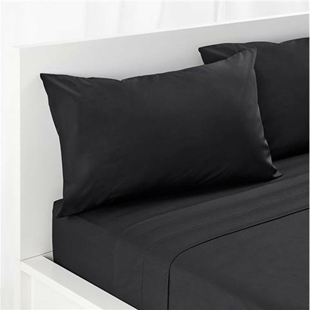 A Pair of 100% Bamboo Black Pillow Cases Pillow slips 48x73cm