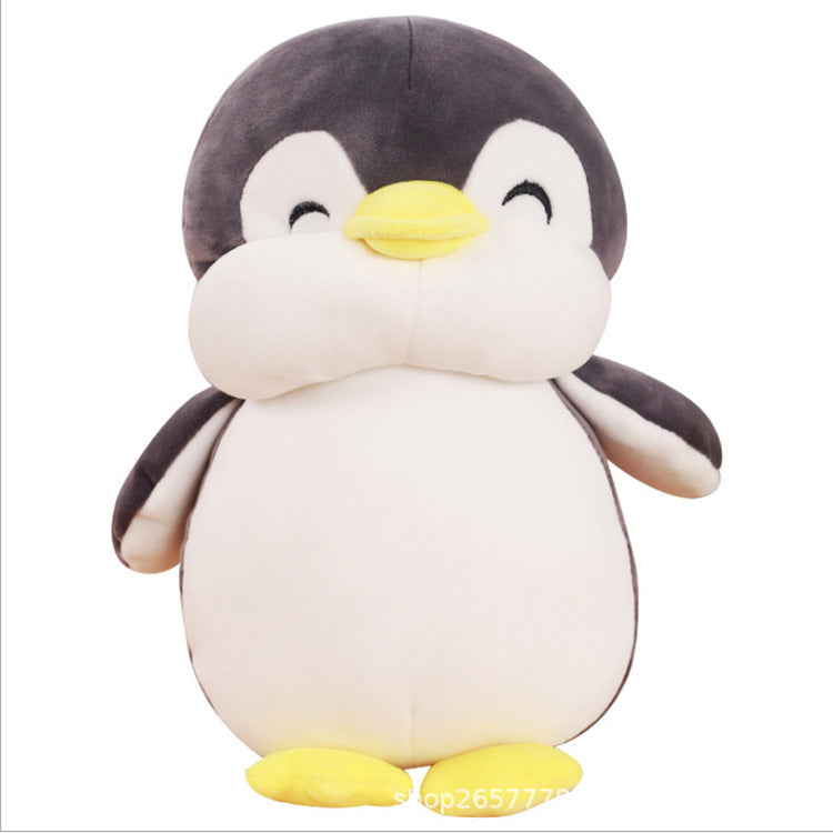 Super Cute Soft Fleece Penguin Plush Toy 40cm or 55cm Grey