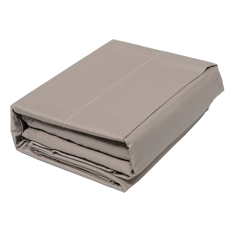 100% Premium Cotton 800TC Sateen Luxury Sheet set Khaki Colour