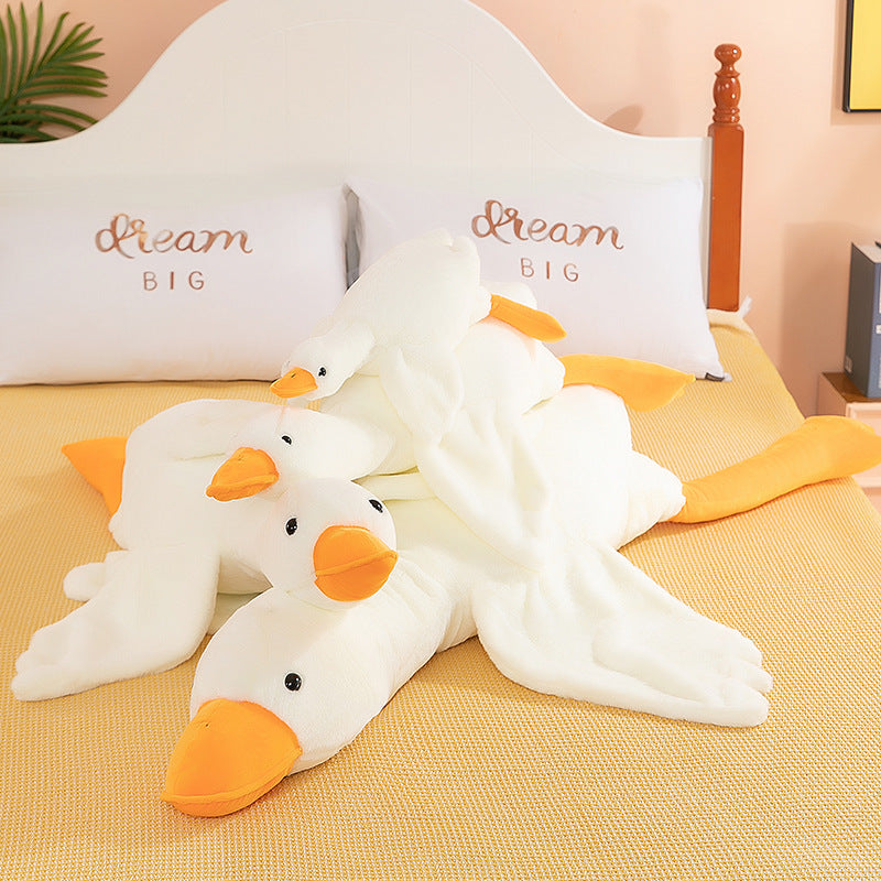 Large Jumbo White Goose Plush Toy 130cm 160cm 180cm Long