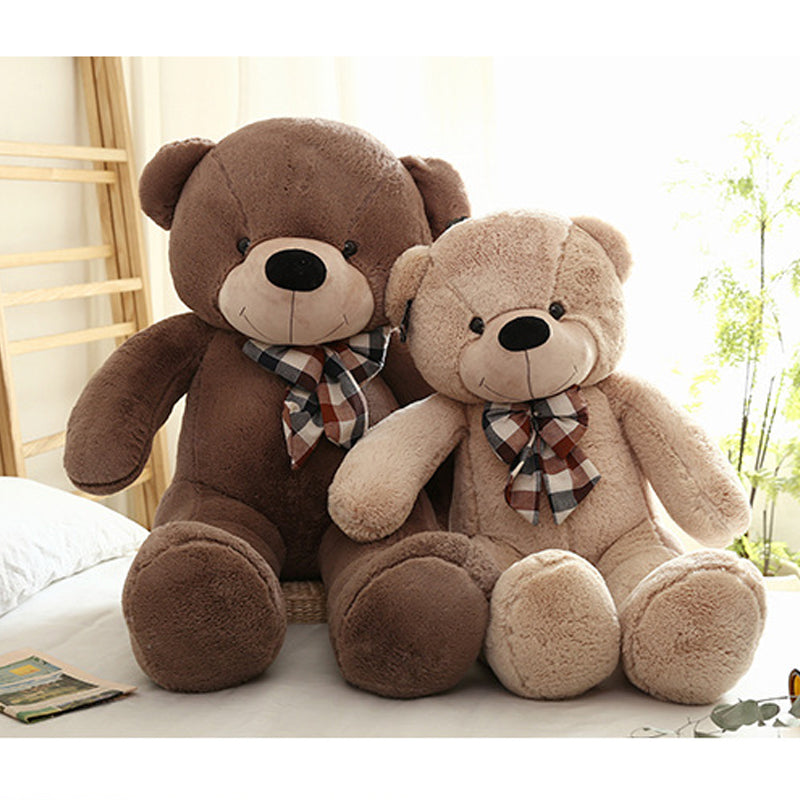 Large Jumbo Teddy Bear Plush Toy 120cm 140cm 160cm 180cm Tall Light Brown