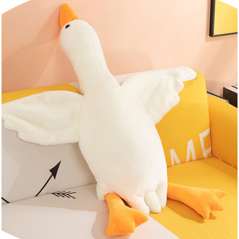 Large Jumbo White Goose Plush Toy 130cm 160cm 180cm Long