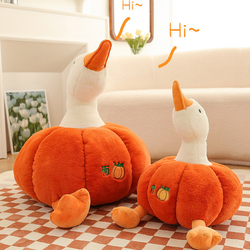 Super Cute Soft Fleece Halloween Pumpkin Duck Plush Toy 50cm/70cm/100cm