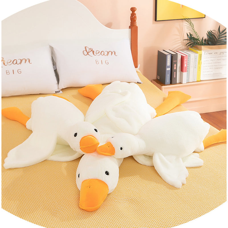 Large Jumbo White Goose Plush Toy 130cm 160cm 180cm Long