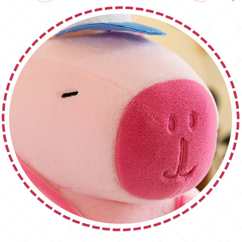 Super Cute Soft Fleece Capybara Plush Toy Baseball 68cm Pink