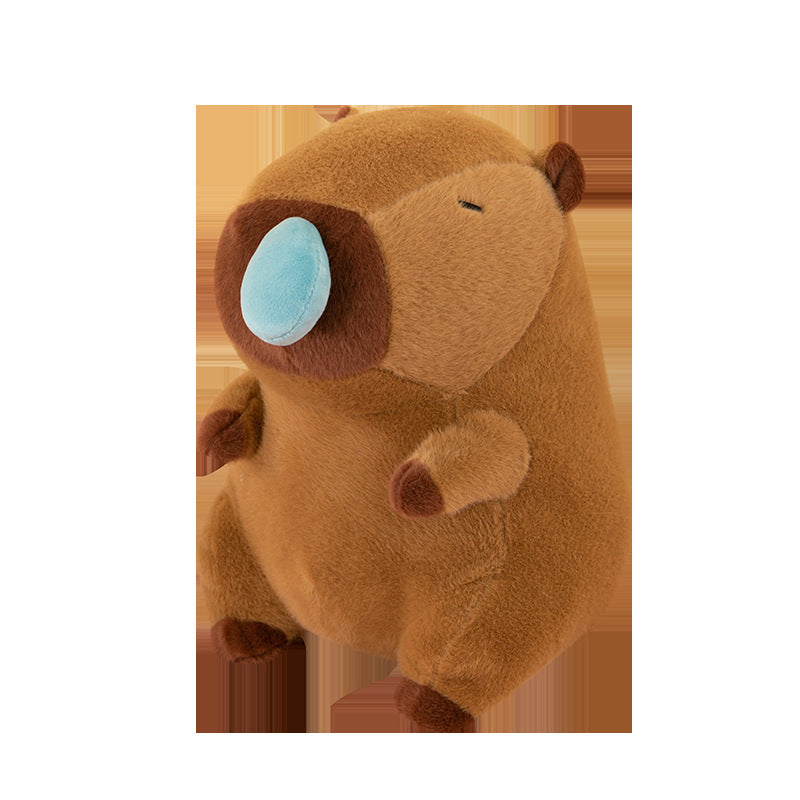 Super Cute Soft Fleece Runny Nose Capybara Plush Toy 50cm Brown