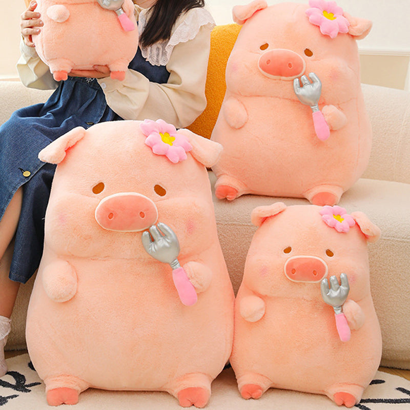 Super Cute Soft Fleece Large Dining Pig Plush Toy 65cm Tall