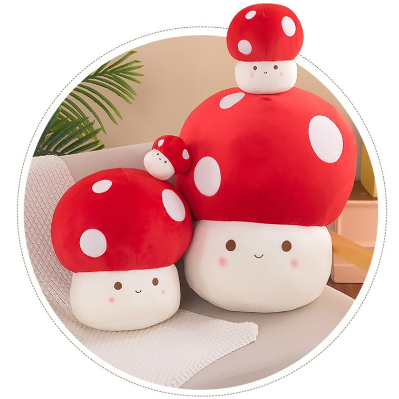 Super Cute Soft Fleece Mushroom Plush Toy 40CM or 60CM