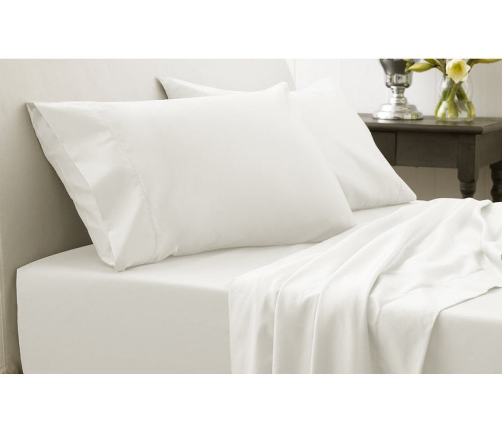 100% Premium Cotton 800TC Sateen Luxury Sheet set OffWhite Colour